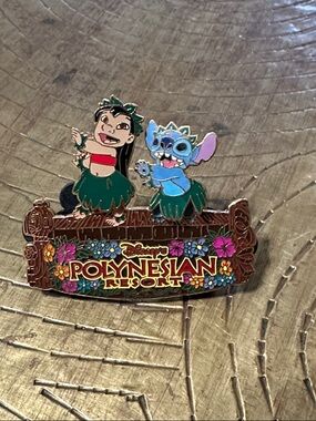 Disney's Polynesian Resort Lilo & Stitch Hula Collectible Pin